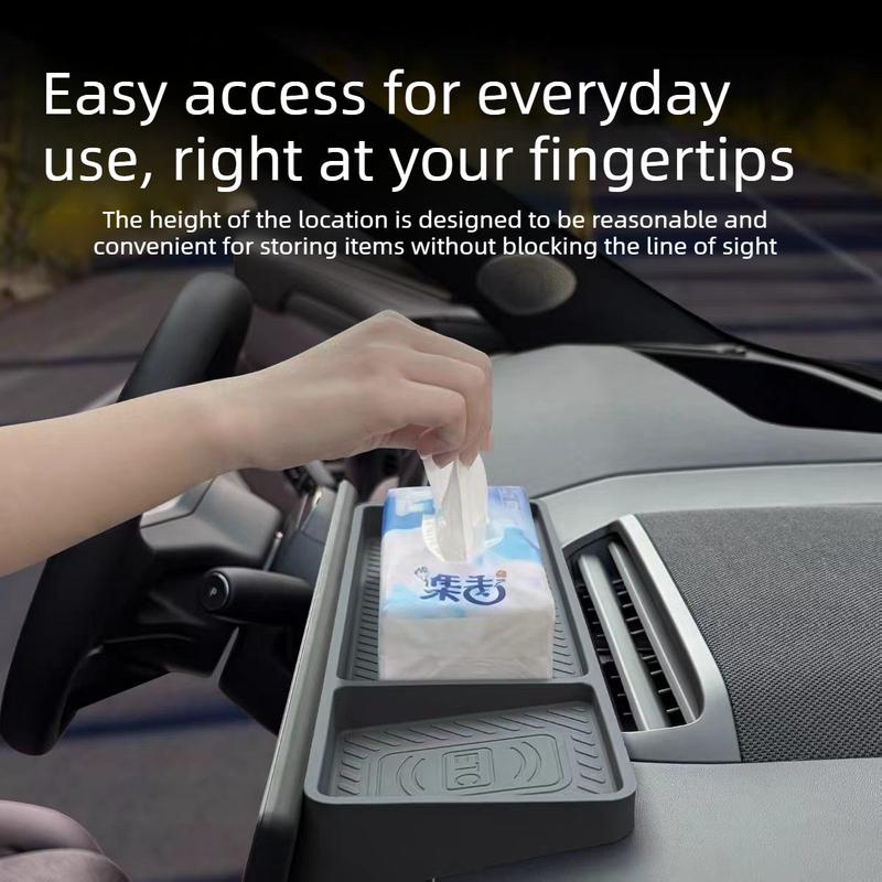 Suitable for Zeekr 7X 2026 ETC storage box behind the screen car interior center console storage box special Accessories