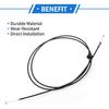 Hood Release Cable No.536300D120 Hood Latch Cable for Toyota Yaris 2008-2011 1 Pcs