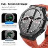 Glass+Case for Amazfit T-Rex 3 Anti-scratch Screen Protector Tempered Glass Film + Bumper Silicone Protective Cover Accessories