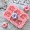 6-Cavity Mini Cake Pans Silicone Donut Baking Molds New Chocolate Mold  for Gummy Making