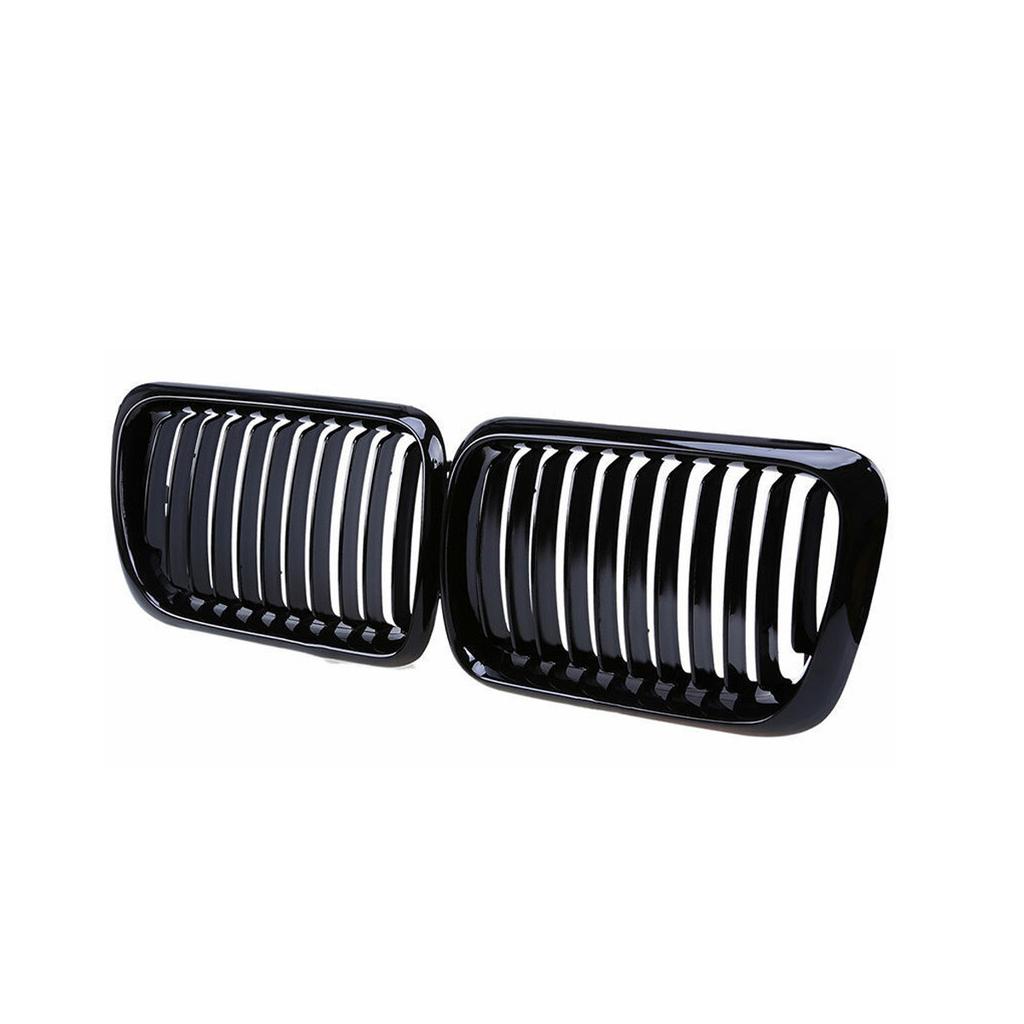 For BMW E36 3 Series 1997-1999 Front Hood Kidney Bumper Racing Grille Mesh Single Slat Style Grill Car Replacement Accessories