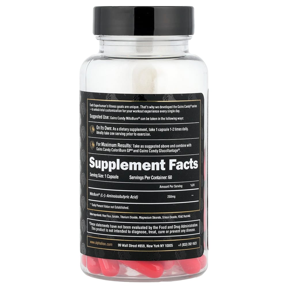 iHerb Gain Candy MitoBurn Capsules, 60 Count