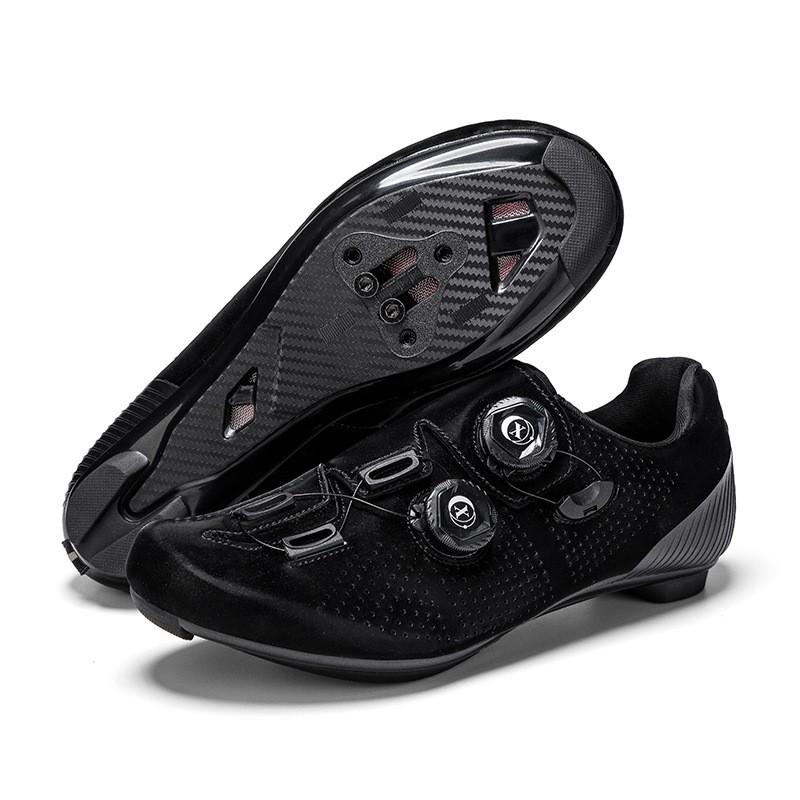 Unisex Cycling Shoes Road Mountain Bike Flat Pedal Or Clipless Use Breathable Synthetic Leather With Nylon/Rubber Sole