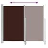 VidaXL Retractable Patio Side Awning 140 X 300 Cm Brown