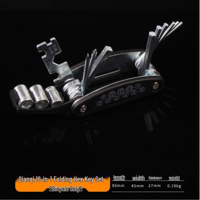 Chuangtuozhe Folding Hex Key Set: Metric, Imperial, Torx.