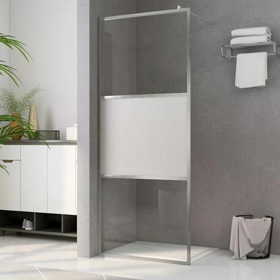 Vidaxl Shower Wall, Frosted Glass Part Esg, 90 X 195 Cm