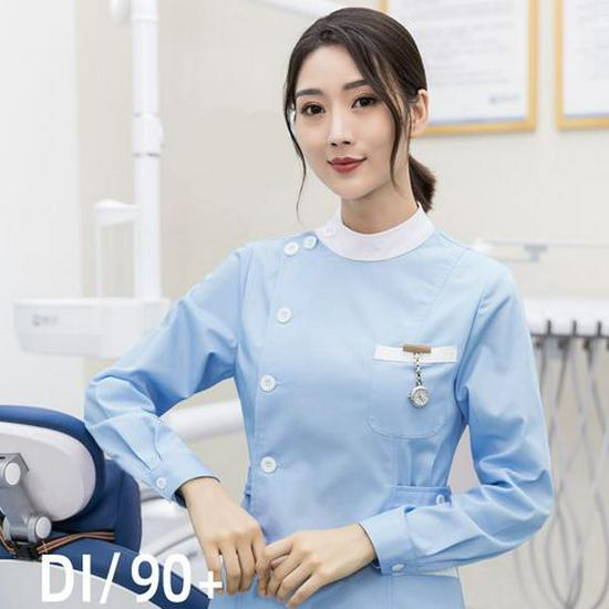 Nightingale Women's Long Sleeve Nurse Uniform Set for Dental and Surgical Use – Plus Size Available