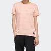 Adidas Sporty Round Neck Short Sleeve T-Shirt Women Tops Pink FK3519