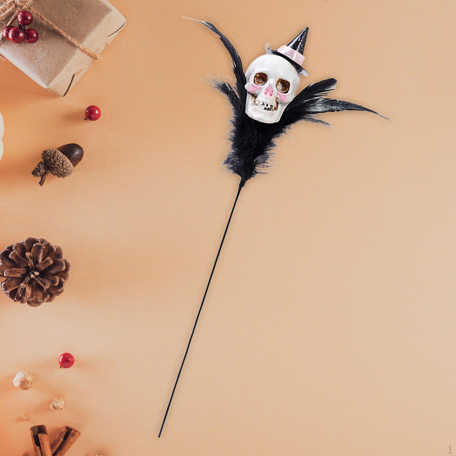

Halloween Feather Picks Holiday Decoration with Centerpieces Party 46cm Arrangement