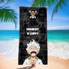 New Anime Character Printed Microfiber Beach Towel Quick Dry Water Absorbent Bath Towel