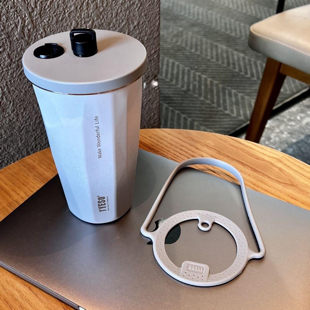 1Pcs Silicone Insulated Tumblers Leakproof Coffee Mug Accessory for Tyeso Mug Home Office Car