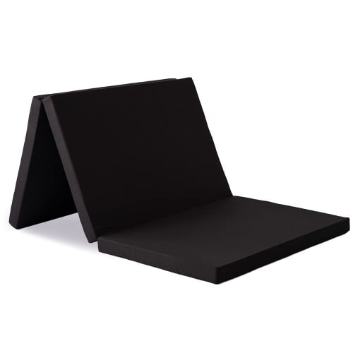 IRIS PLAZA Stackable Japanese-Made Urethane Mattress. Enhance your sleeping comfort with an extra mattress. 90N Firmness. Folds up for a compact, spac