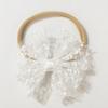 Children's bow headband, new baby elastic elastic headband, thin soft baby hair accessories