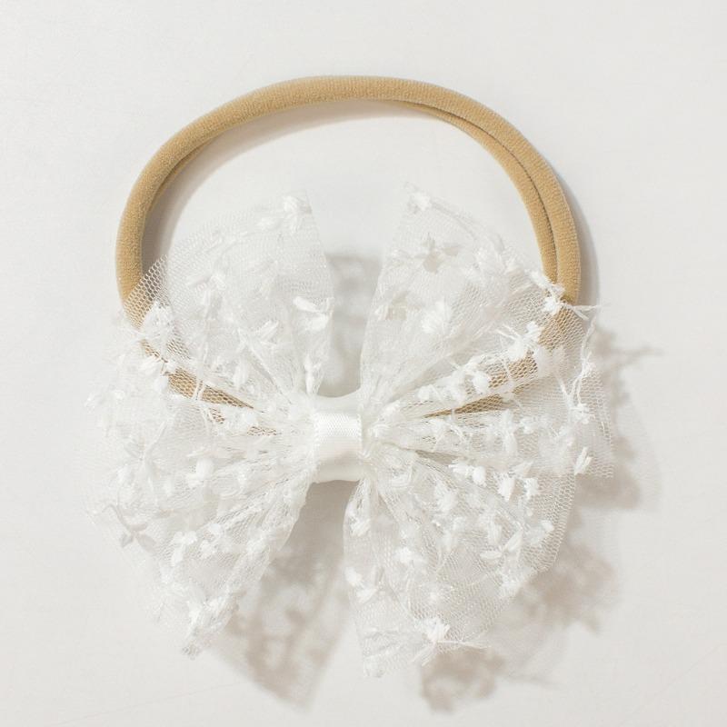 Children's bow headband, new baby elastic elastic headband, thin soft baby hair accessories