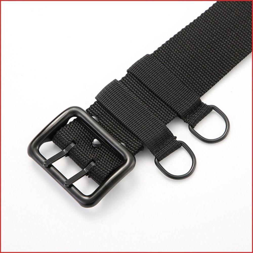 Leisure 5cm Men's Training Belt Double Needle Buckle Multifunctional Nylon Braided Belt Adjustable Outdoor Waist Bands