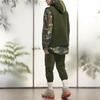 adidas X Ivy Park İşbirliği SS23 Çıkarılabilir Kamuflaj Kargo Ceket Unisex Ceket Askeri Yeşil IB0217
