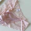 Bow Lace Flower Panties Transparent Women Underwear Sweet Lace Mesh Briefs  Gifts