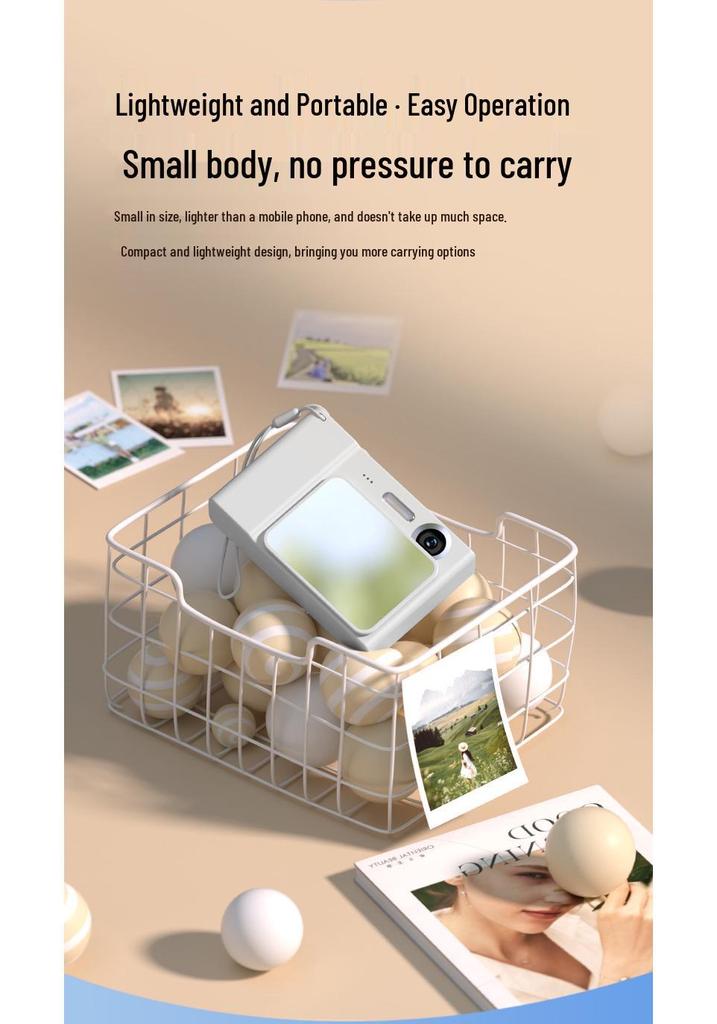 Just Fish Cloud HD Slide-out Dual Lens Portable Student Camera