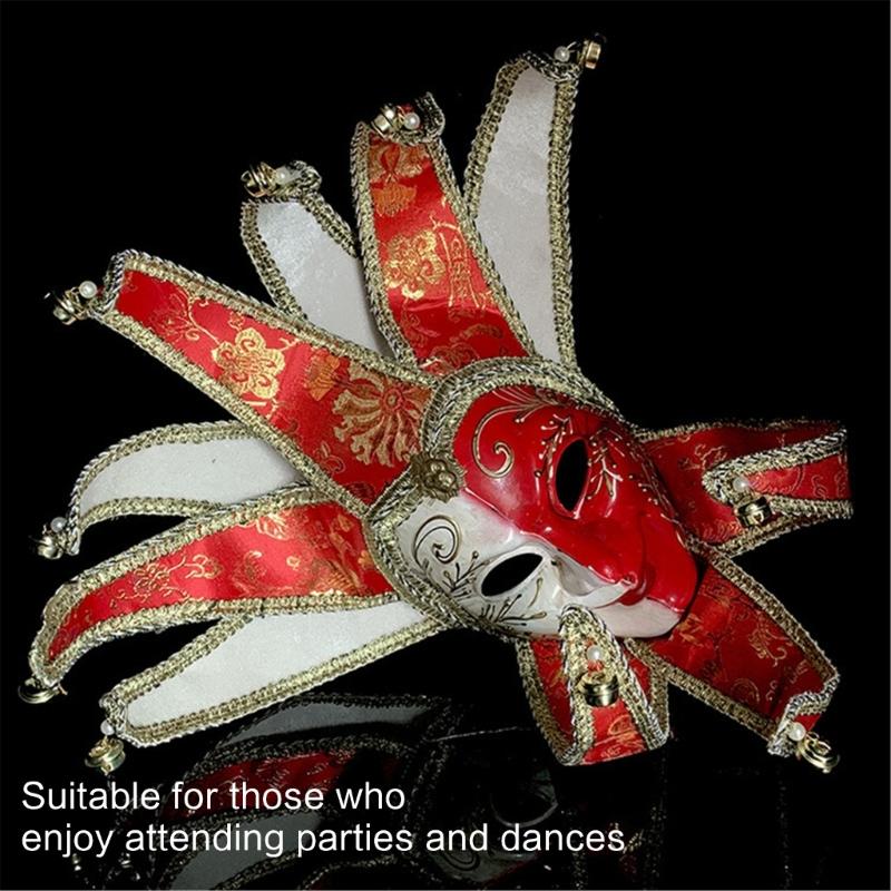 Masquerade Mask Halloween Full Face Mask Masquerade Full Face Mask Costume Accsessory for Halloween Carnivals Party