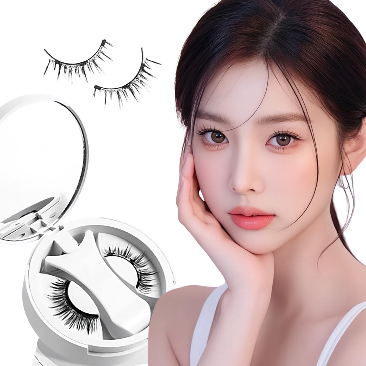 

Улучшенные магнитные накладные ресницы Lumieyes магнитные накладные без клея без макияжа подходят для легких женственных ресниц Золушки длинные [2025 2.0]
