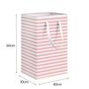 75L Folding Laundry Basket with Handles Durable Dirty Cloths Basket Hotel Bathroom Clothes Storage Bag and Toys Organizer ZYL005