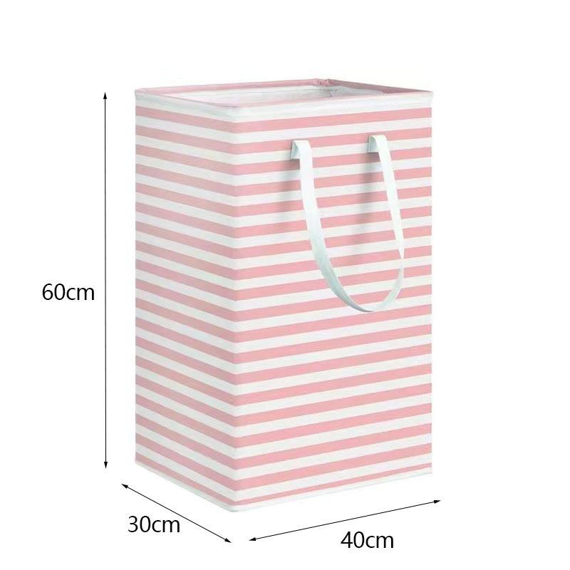 75L Folding Laundry Basket with Handles Durable Dirty Cloths Basket Hotel Bathroom Clothes Storage Bag and Toys Organizer ZYL005