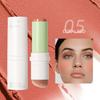 Cream Blush Stick With Brush, Smooth Texture, Long-lasting Color, 2-in-1 Multi-sided Blush, Suitable For Cheeks And Lips