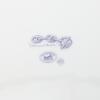 Used HERMES Chaine dancre plate Tableware Pottery White Blue White Used Women