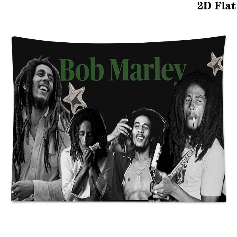 Bob Marley Wall Tapestry Aesthetic Wall Hanging Printed Fabric Blanket Decorative Tapestries for Bedroom Living Room Home Decor