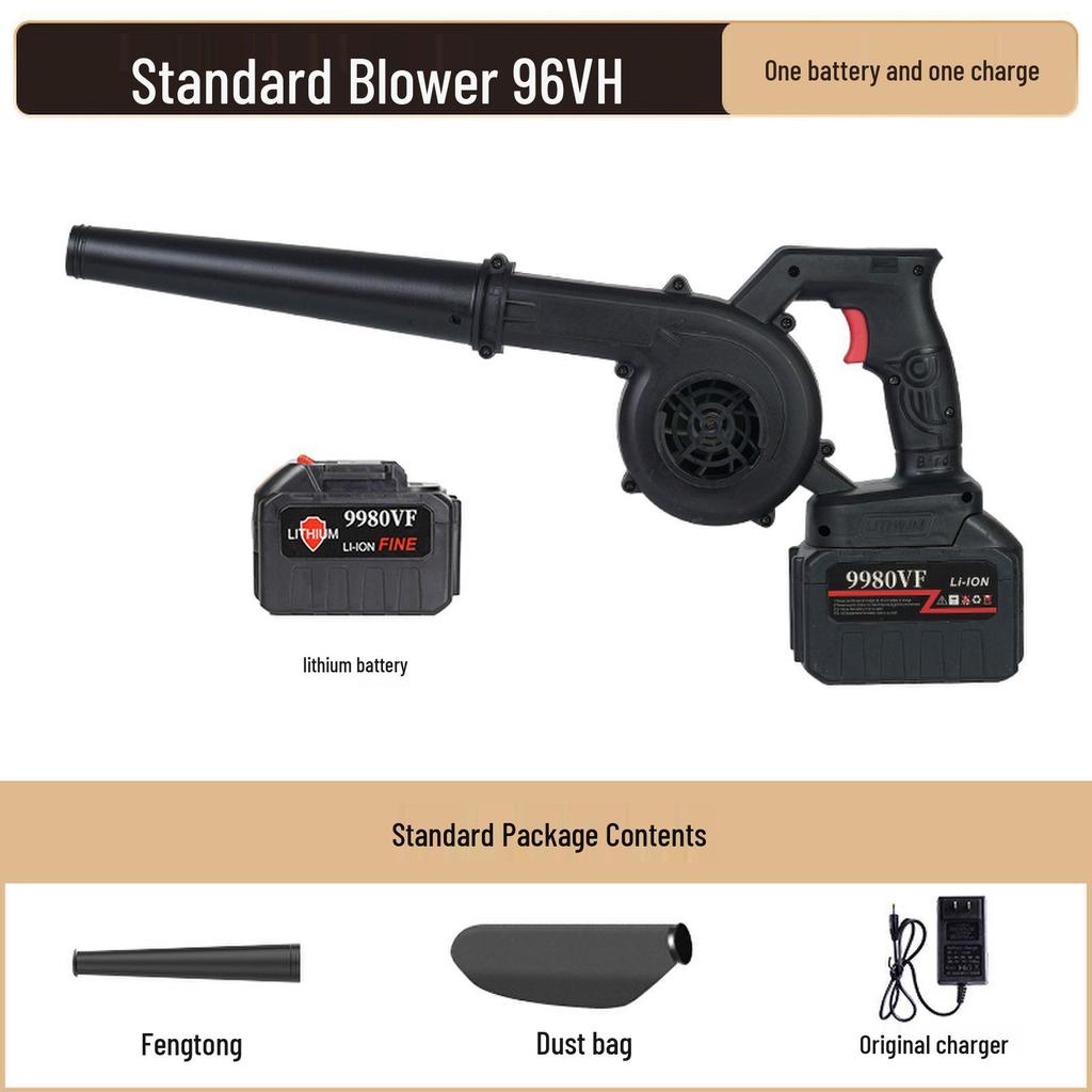 Portable Dual-Purpose Blower: Outdoor Barbecue & Dust Cleaning, High-Power Handheld Blower with Blowing and Suction Functions