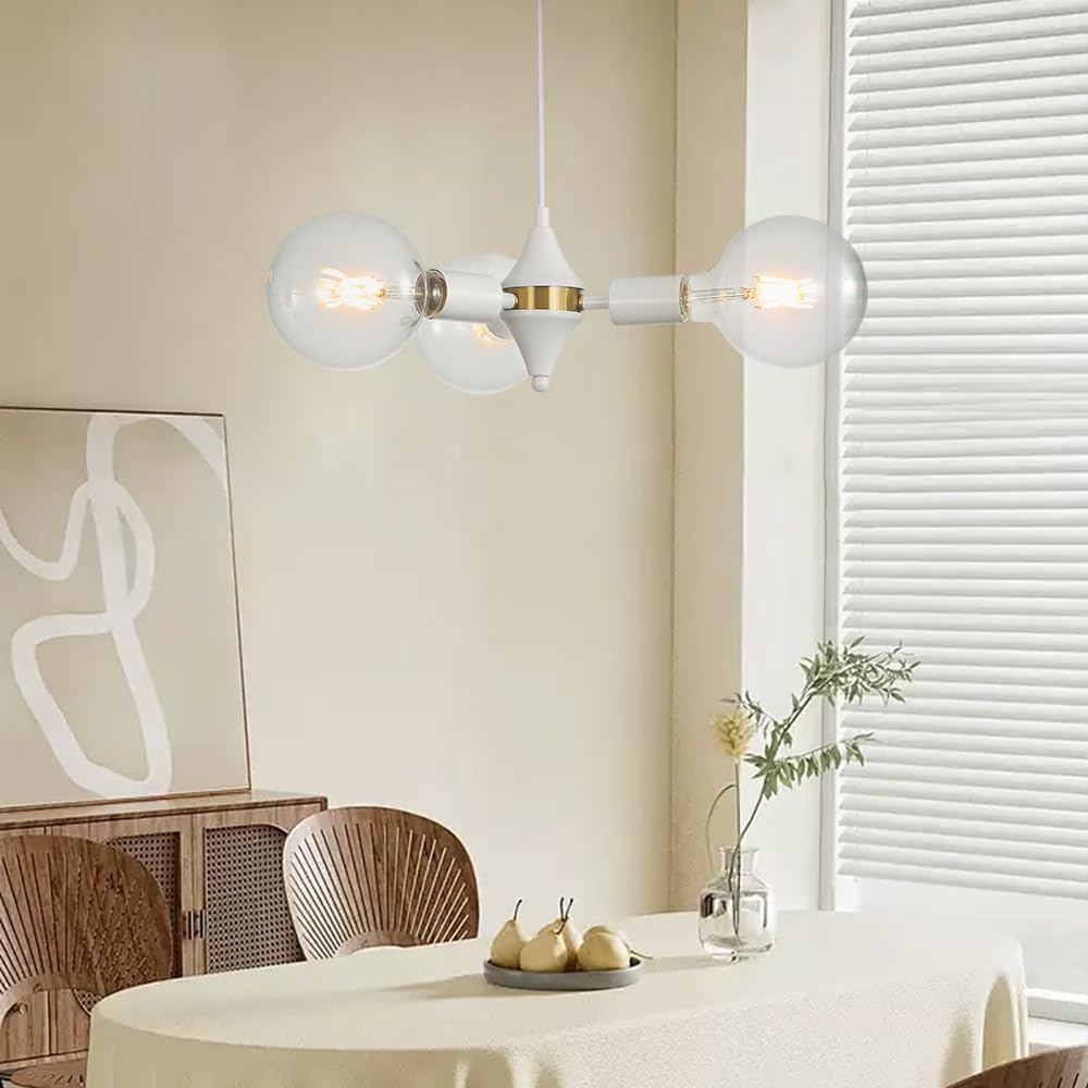 Cerdeco Pendant Light for Interior A modern pendant light with a striking E26 ceiling Lamp not PD027 3-Light Decor striking, Scandinavian-style