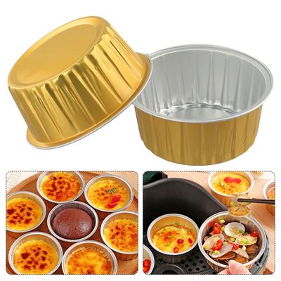 20PCS Foil Cups 8.4*6.5*3.4cm Air Fryer Aluminum Foil Bowl