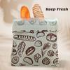 Multipurpose Beeswaxs Food Wraps for Bread Storage Organic Cotton Flax Bag Keeps Baked Goods Long Time Storage