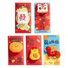 2026 Fluffy Plush Red Envelope for Chinese New Year Horse Pattern Zodiac Money Pockets Cartoon