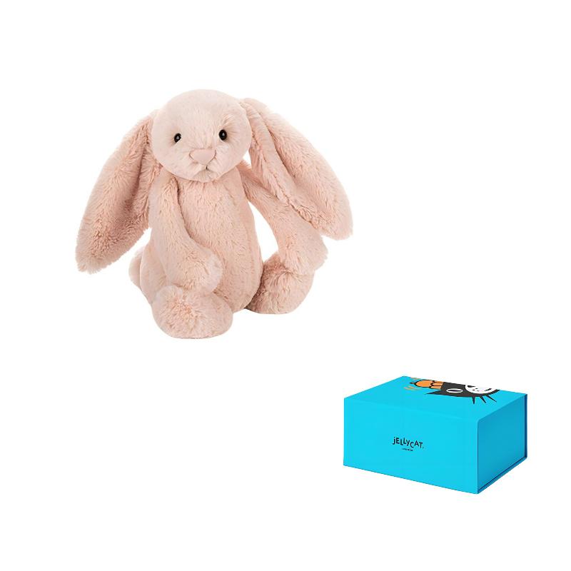 

JELLYCAT Shy Series Bonnie Rabbit Peach Pink Doll Plush Doll 31cm Height Medium Size 31cm