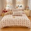 2025 New Spring and Summer Quilt Cover Three-piece Skin-friendly Grinding 13070 High-count Cotton Four-piece Bedding