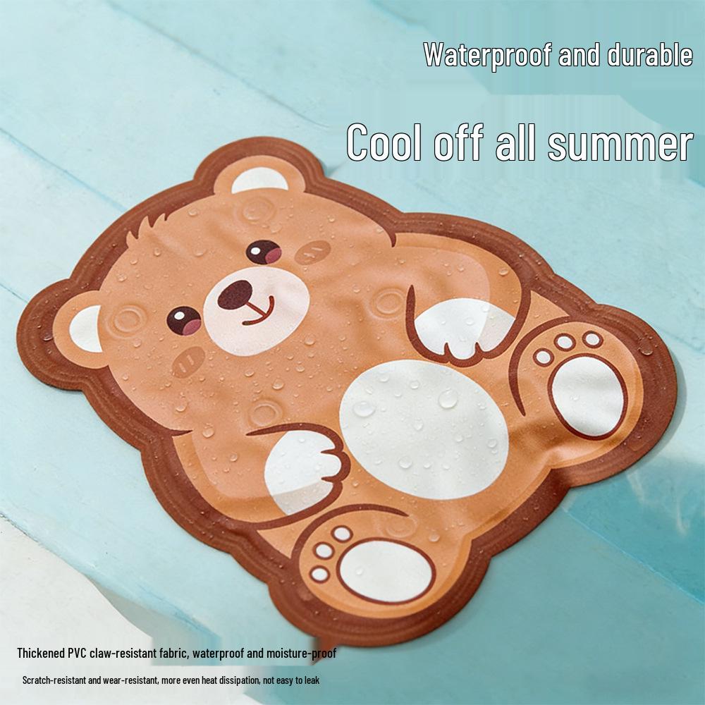 Cross-border Bear Water-Filled Cooling Dog Mat - Thick, Anti-Scratch, Wear-Resistant Pet Mat