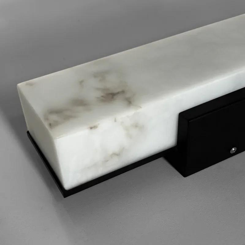 Nordic Luxury Wall Light Outdoor Waterproof IP65 Imitation Marble LED Wall Light bedroom Stainless Steel Street Decoration Lamp