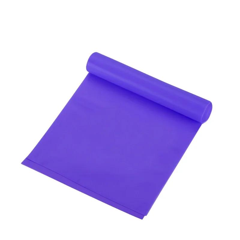 Yoga Pilates Portable Resistance Band Long Training Stretch Bands For Physical Therapy Lower Body Home Strength Elastic Exercise