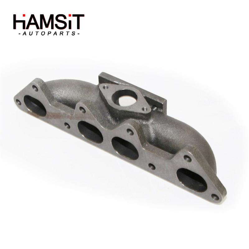 Hamsit Cast Iron Turbo Manifold For Honda Accord 94-02 EX LX F22 F22B F23A 2.2L/2.3L SOHC Flanged T3
