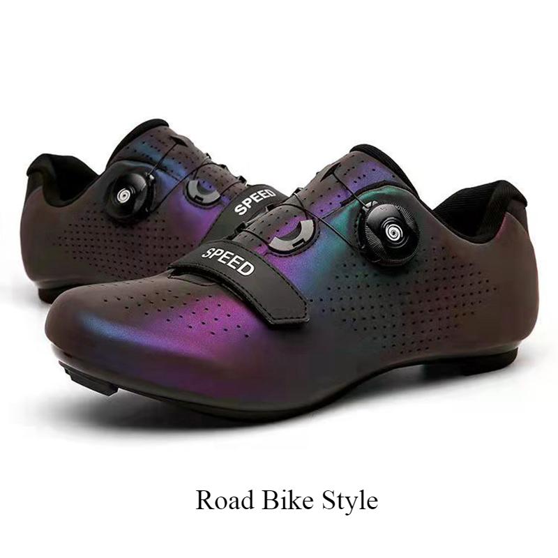 2026 New Road Lock Shoes Cycling Shoes Men And Women Mountain Lock Shoes Bicycle Shoes Outdoor Power Bike Shoes