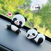 New Car Ornaments, Cute Panda Doll, Car Aromatherapy Perfume, Center Console Decoration, Cartoon Car Aroma Diffuser Stone