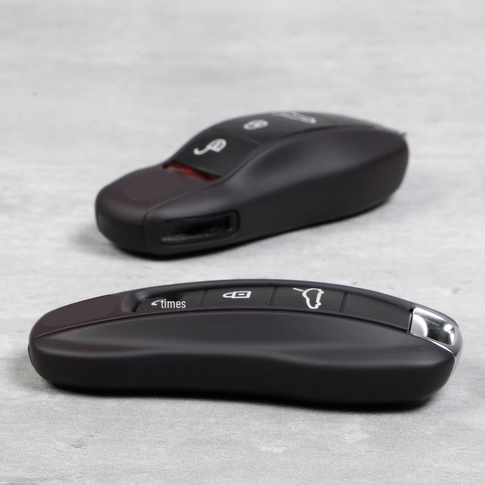 Porsche Himbeerlila Leder Schlüsselschale für 911, Cayenne, Macan, Panamera, 718