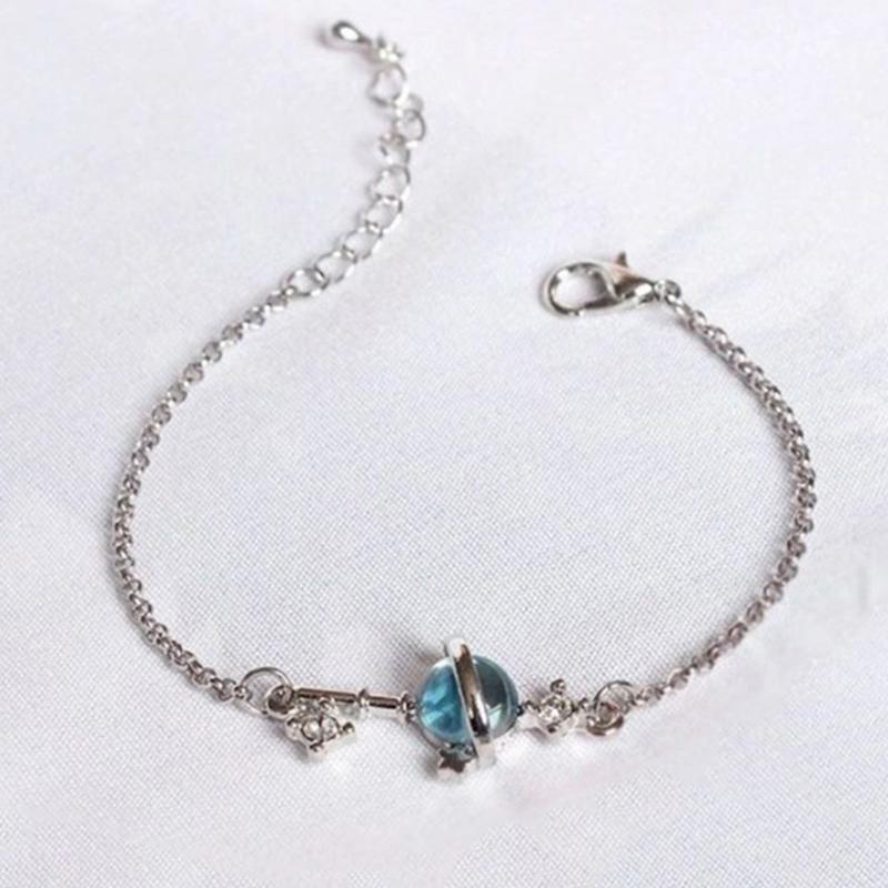 

Корейский браслет Blue Planet для студентов, трех друзей-студентов, браслет Meteor Star, ювелирные изделия ручной работы, подарки для дружбы