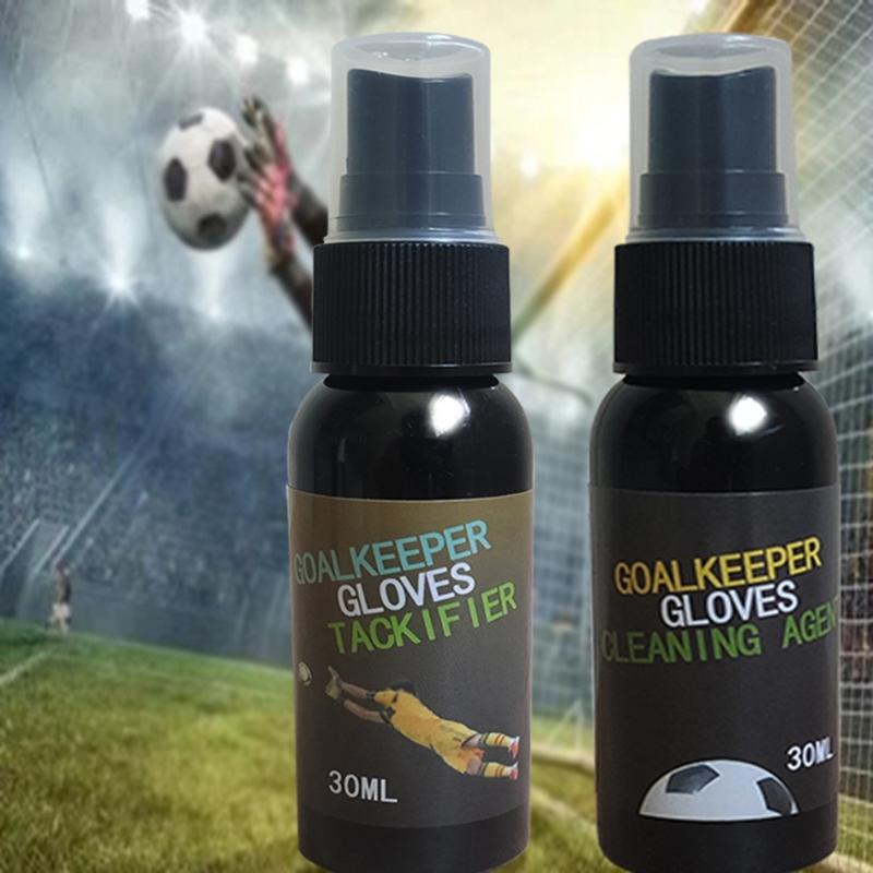 Football Goalkeeper Gloves Glues Glove Grip Spray Non-Slip Glove Cleaning Agent Portable Goalkeeper Tackifier Easy To Use