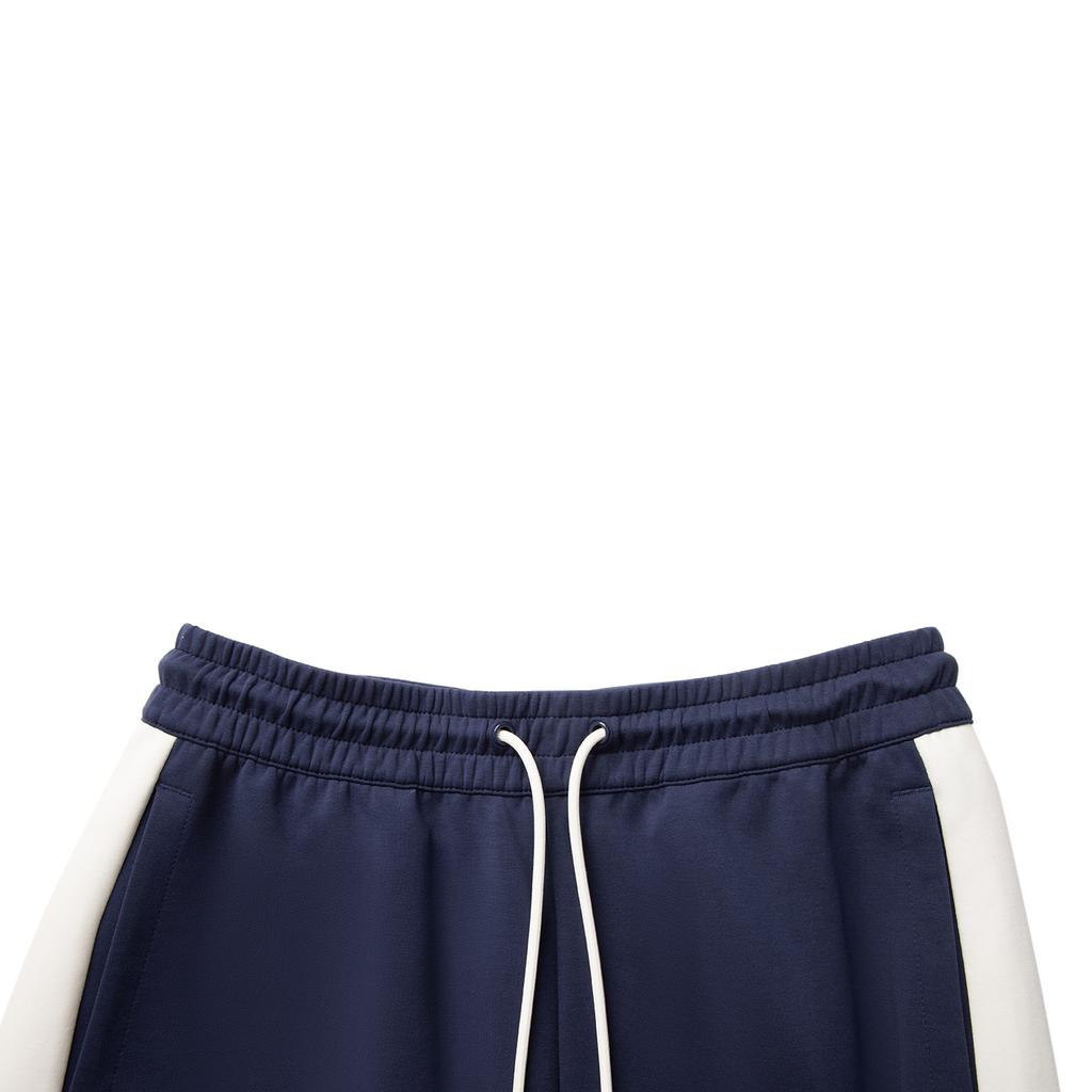 Li Ning X Disney Minnie Series Letter Color Block Mid Waist Drawstring Breathable Versatile Casual Pants Women Bottoms AKLV350-3
