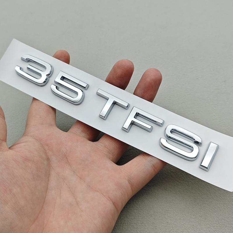 2026 3D ABS Car Letter Logo 35TFSI 40TFSI 45TFSI Rear Trunk Tail Badge Emblem Decal For Audi A4 A5 A6 A8 Q3 Q5 Q7 Sticker Accessories