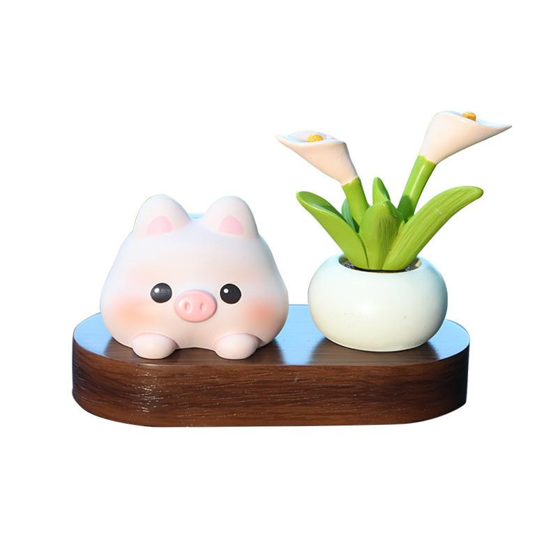Decoração de Carro com Flor de Resina com Design Criativo para Meninas Casa Escritório Presente
