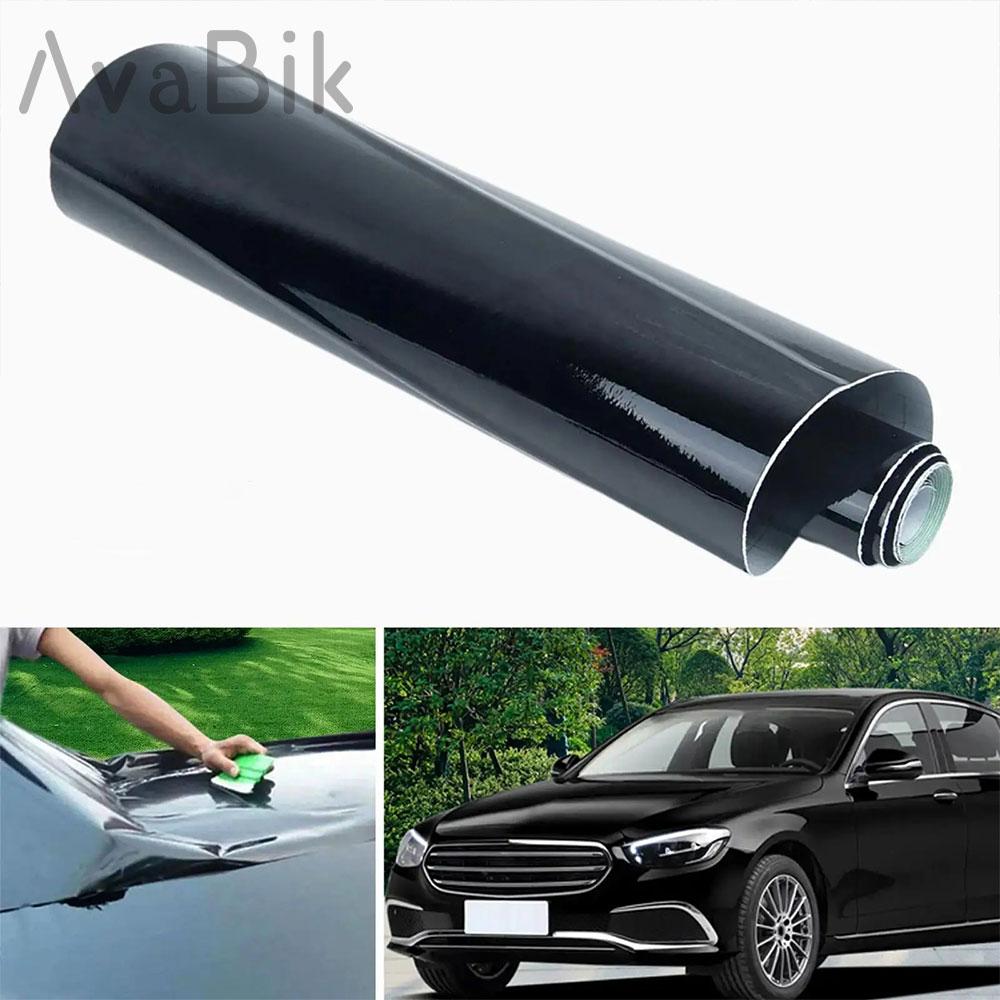 Glossy Black  30cm/60x152cm Ultra PET Piano Black Vinyl Wrap Film Self Adhesive Car Body Wrap Motorcycle Stickers Bubble Free