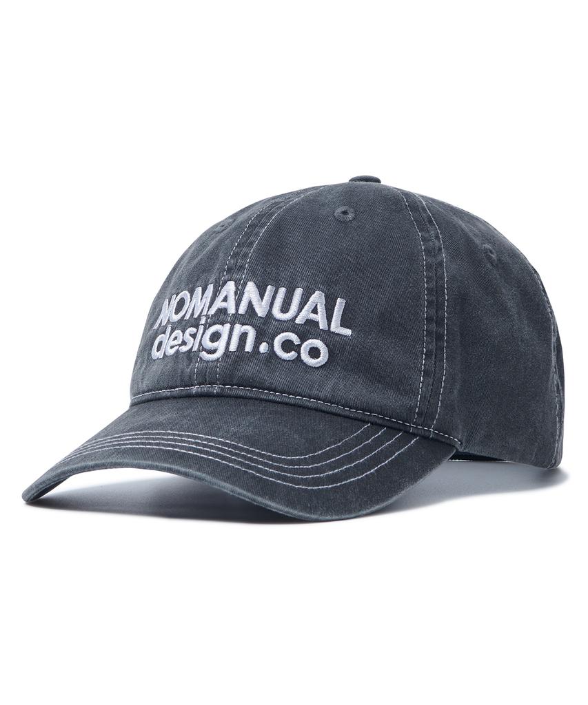 Nomaenyueol Stitched Ball Cap - Washed Charcoal